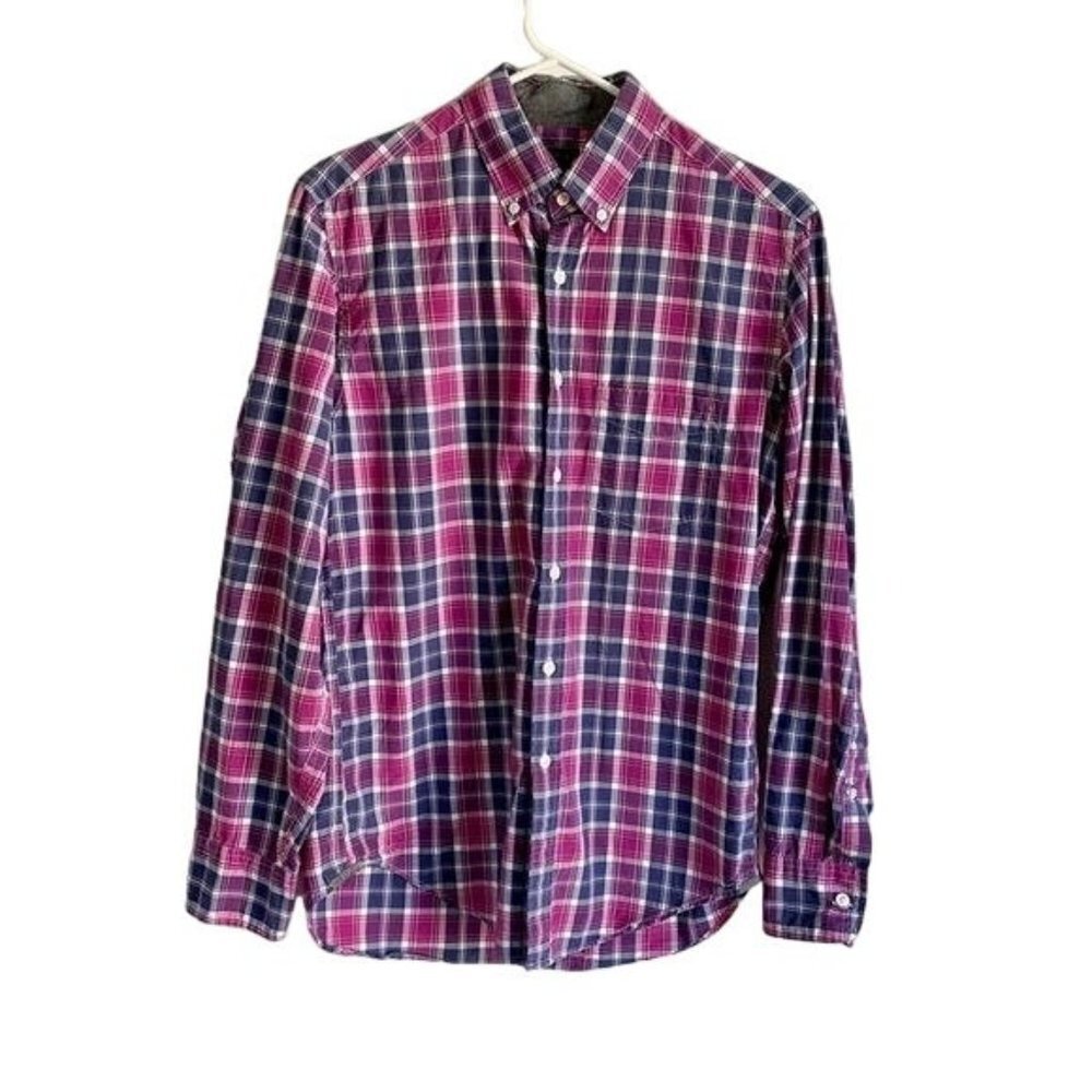 J. Crew Tartan Womens Long Sleeve Button Down Shirt Small